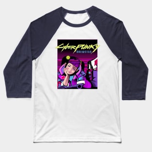 Cyberpunky Brewster Baseball T-Shirt